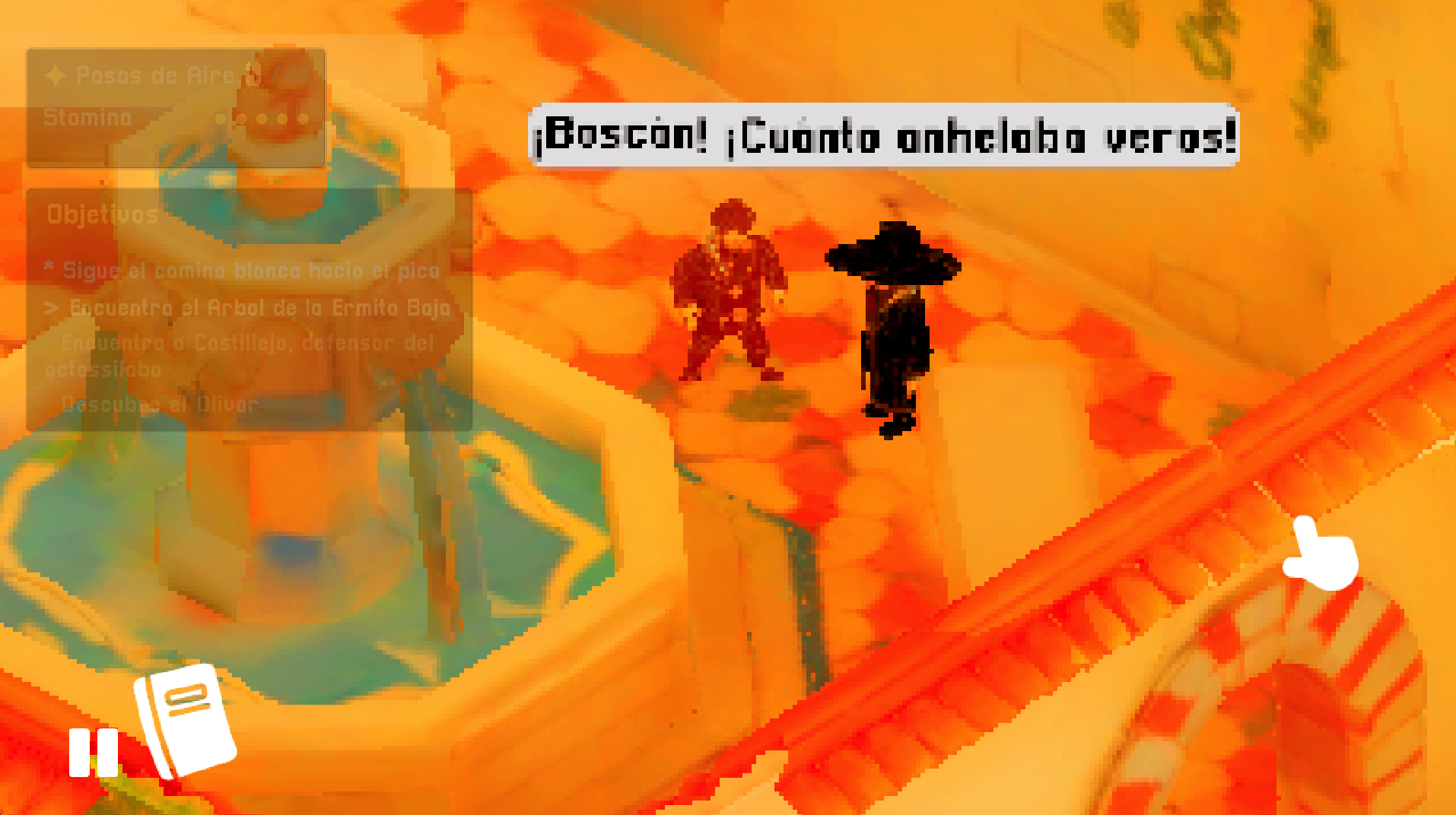 Escena del juego Parnaso